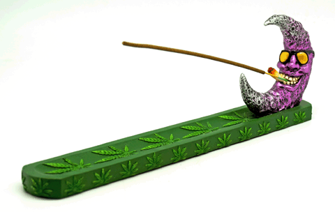Cool Stoner Moon Incense Burner